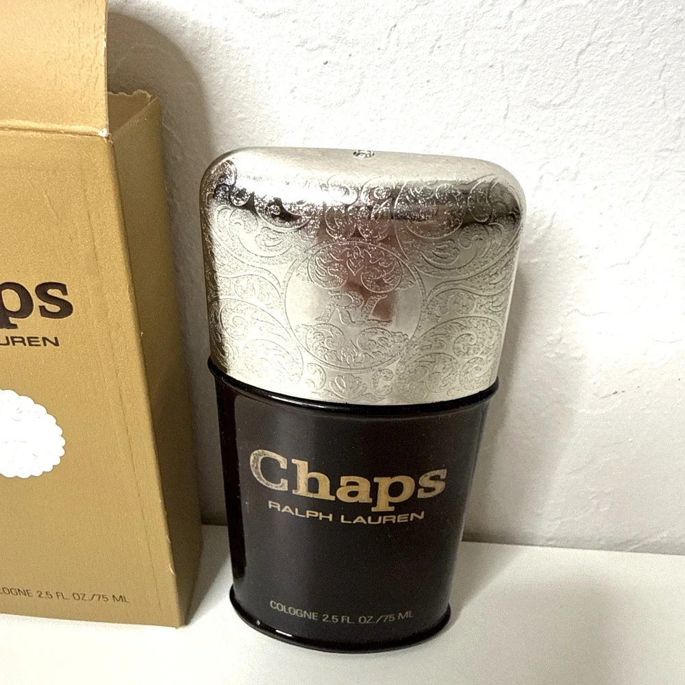 1979 Ralph Lauren CHAPS Men Natural Cologne 2.5 oz 75 ml Soap On a Rope